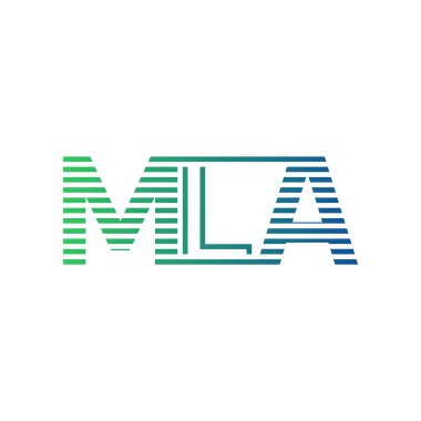 Modern MLA Logo Tasarımı. MLA Minimalist, Profesyonel ve Çok Yönlü İşletme Kimliği Simgesi