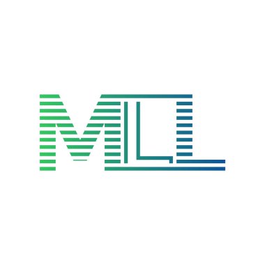 Modern MLL Logo Tasarımı. Harf MLL Minimalist, Profesyonel ve İş Kimliği için Çok Yönlü Markalaştırma Simgesi