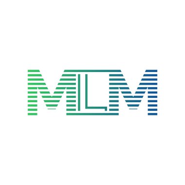 Modern MLM Logo Tasarımı. MLM Minimalist, Profesyonel ve Çok Yönlü İşletme Kimliği Simgesi
