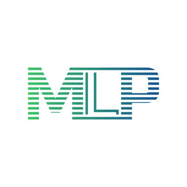 Modern MLP Logo Tasarımı. MLP Minimalist, Profesyonel ve Çok Yönlü İşletme Kimliği Simgesi