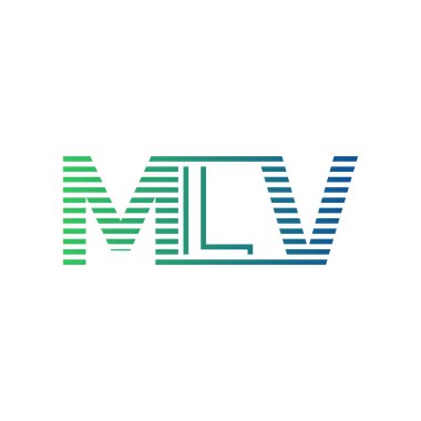 Modern MLV Logo Tasarımı. MLV Minimalist, Profesyonel ve Çok Yönlü İşletme Kimliği Simgesi