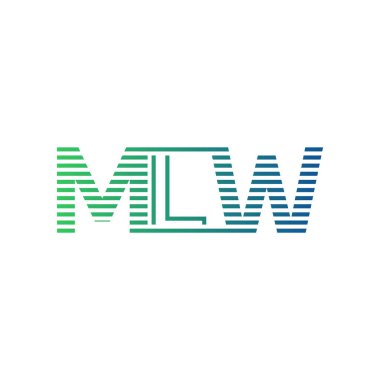 Modern MLW Logo Tasarımı. MLW Minimalist, Profesyonel ve Çok Yönlü İşletme Kimliği Simgesi