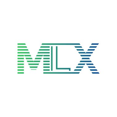 Modern MLX Logo Tasarımı. İşletme Kimliği İçin MLX Minimalist, Profesyonel ve Çok Yönlü Markalaşma Simgesi