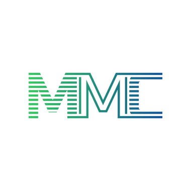 Modern MMC Logo Tasarımı. MMC Minimalist, Profesyonel ve İş Kimliği için Çok Yönlü Markalaştırma Simgesi
