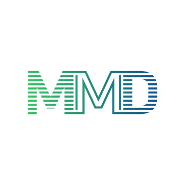 Modern MMD Logo Tasarımı. MMD Minimalist, Profesyonel ve Çok Yönlü İşletme Kimliği Simgesi
