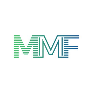 Modern MMF Logo Tasarımı. İşletme Kimliği İçin MMF Minimalist, Profesyonel ve Çok Yönlü Markalaşma Simgesi