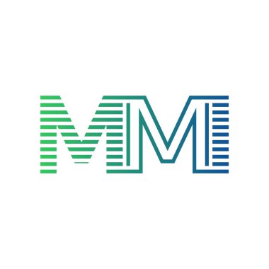 Modern MMI Logo Tasarımı. MMI Minimalist, Profesyonel ve İş Kimliği için Çok Yönlü Markalaştırma Simgesi