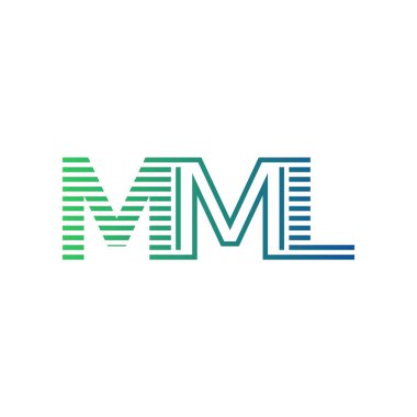 Modern MML Logo Tasarımı. MML Minimalist, Profesyonel ve Çok Yönlü İşletme Kimliği Simgesi