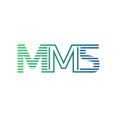 Modern MMS Logo Tasarımı. MMS Minimalist, Profesyonel ve İş Kimliği için Çok Yönlü Markalaştırma Simgesi