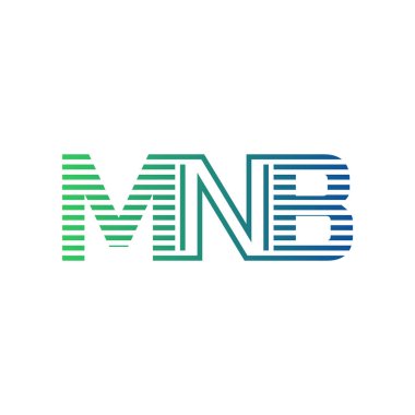 Modern MNB Logo Tasarımı. MNB Minimalist, Profesyonel ve Çok Yönlü İşletme Kimliği Simgesi