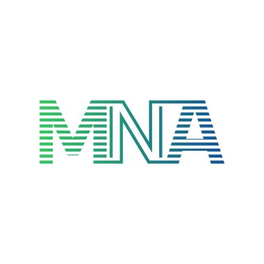 Modern MNA Logo Tasarımı. MNA Minimalist, Profesyonel ve İş Kimliği için Çok Yönlü Markalaştırma Simgesi