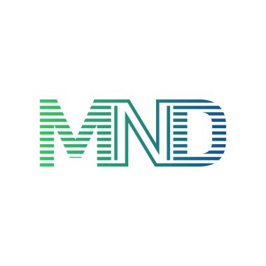 Modern MND Logo Tasarımı. MND Minimalist, Profesyonel ve Çok Yönlü İşletme Kimliği Simgesi
