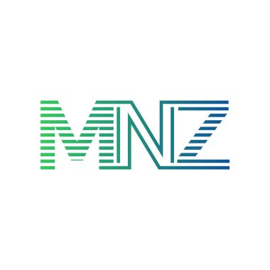 Modern MNZ Logo Tasarımı. MNZ Harfi Minimalist, Profesyonel ve İşletme Kimliği İçin Çok Yönlü Markalaşma Simgesi