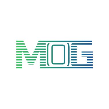 Modern MOG Logo Tasarımı. MOG Minimalist, Profesyonel ve İşletme Kimliği İçin Çok Yönlü Markalaştırma Simgesi