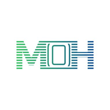 Modern MOH Logo Tasarımı. MOH Minimalist, Profesyonel ve İş Kimliği için Çok Yönlü Markalaştırma Simgesi