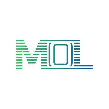 Modern MOL Logo Tasarımı. MOL Minimalist, Profesyonel ve İş Kimliği için Çok Yönlü Markalaştırma Simgesi