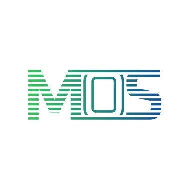 Modern MOS Logo Tasarımı. MOS Minimalist, Profesyonel ve İş Kimliği için Çok Yönlü Markalaştırma Simgesi