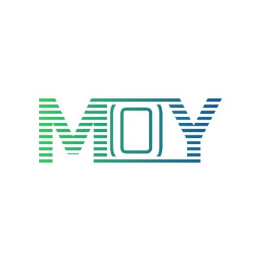 Modern MOY Logo Tasarımı. MOY Minimalist, Profesyonel ve İş Kimliği için Çok Yönlü Markalaştırma Simgesi