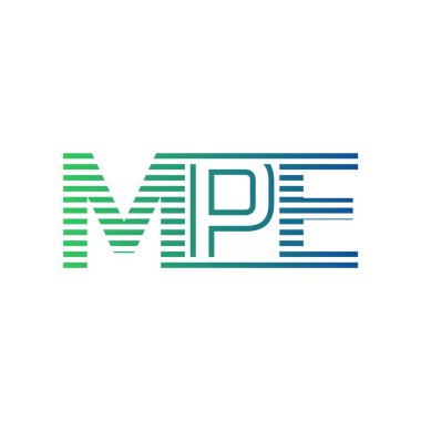 Modern MPE Logo Tasarımı. MPE Minimalist, Profesyonel ve Çok Yönlü İşletme Kimliği Simgesi