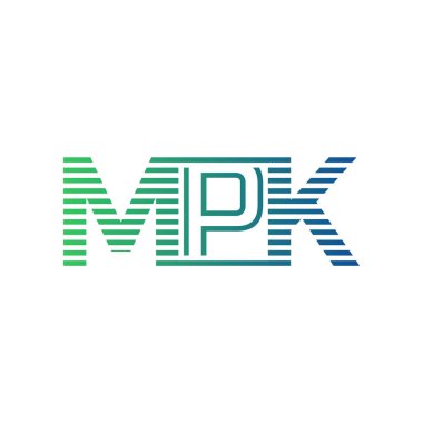 Modern MPK Logo Tasarımı. MPK Minimalist, Profesyonel ve İş Kimliği için Çok Yönlü Markalaştırma Simgesi