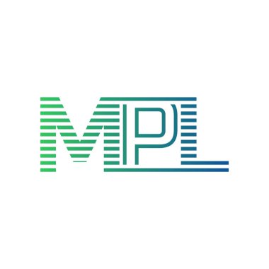 Modern MPL Logo Tasarımı. MPL Harfi Minimalist, Profesyonel ve İş Kimliği için Çok Yönlü Markalaştırma Simgesi