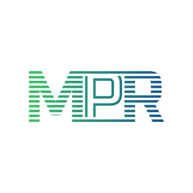 Modern MPR Logo Tasarımı. MPR Harfi Minimalist, Profesyonel ve İş Kimliği için Çok Yönlü Markalaştırma Simgesi