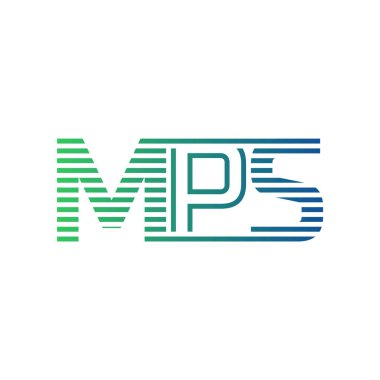 Modern MPS Logo Tasarımı. MPS Minimalist, Profesyonel ve İş Kimliği için Çok Yönlü Markalaştırma Simgesi