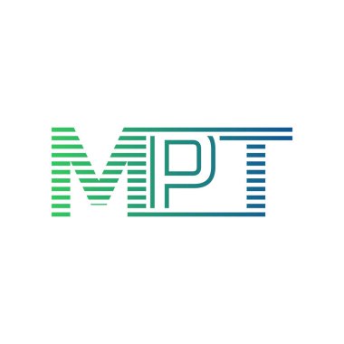 Modern MPT Logo Tasarımı. MPT Minimalist, Profesyonel ve İş Kimliği için Çok Yönlü Markalaştırma Simgesi