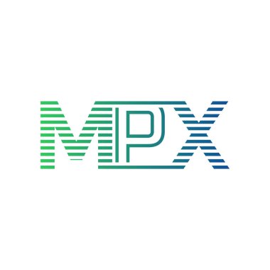 Modern MPX Logo Tasarımı. MPX Harfi Minimalist, Profesyonel ve İş Kimliği için Çok Yönlü Markalaştırma Simgesi