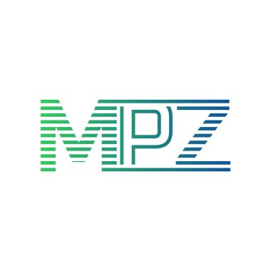 Modern MPZ Logo Tasarımı. MPZ Harfi Minimalist, Profesyonel ve İş Kimliği için Çok Yönlü Markalaştırma Simgesi