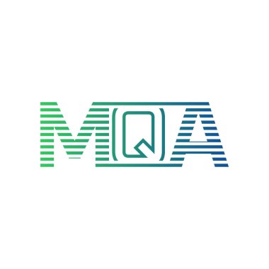Modern MQA Logo Tasarımı. İşletme Kimliği İçin MQA Minimalist, Profesyonel ve Çok Yönlü Markalaştırma Simgesi