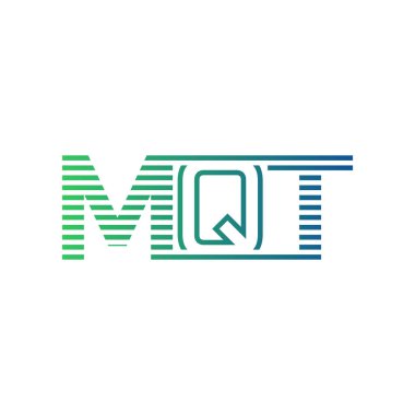Modern MQT Logo Tasarımı. MQT Minimalist, Profesyonel ve İş Kimliği için Çok Yönlü Markalaştırma Simgesi