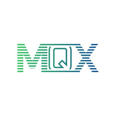 Modern MQX Logo Tasarımı. İşletme Kimliği İçin MQX Minimalist, Profesyonel ve Çok Yönlü Markalaştırma Simgesi