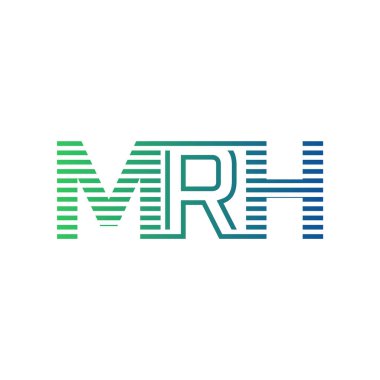Modern MRH Logo Tasarımı. İş Kimliği için MRH Minimalist, Profesyonel ve Çok Yönlü Markalaştırma Simgesi