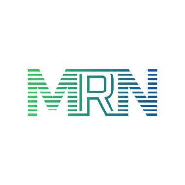 Modern MRN Logo Tasarımı. İş Kimliği için MRN Minimalist, Profesyonel ve Çok Yönlü Markalaştırma Simgesi