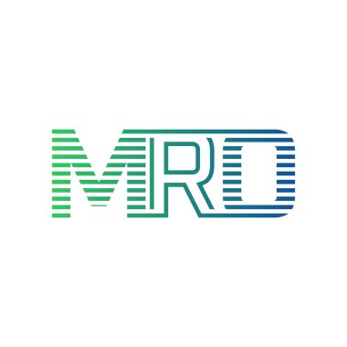 Modern MRO Logo Tasarımı. Harf MRO Minimalist, Profesyonel ve İş Kimliği için Çok Yönlü Markalaştırma Simgesi