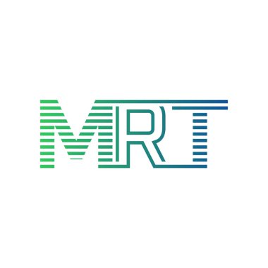 Modern MRT Logo Tasarımı. MRT Minimalist, Profesyonel ve İş Kimliği için Çok Yönlü Markalaştırma Simgesi