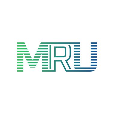 Modern MRU Logo Design. Letter MRU Minimalist, Professional, and Versatile Branding Icon for Business Identity clipart