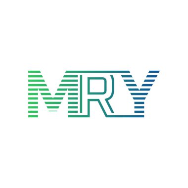 Modern MRY Logo Tasarımı. MRY Minimalist, Profesyonel ve İş Kimliği için Çok Yönlü Markalaştırma Simgesi