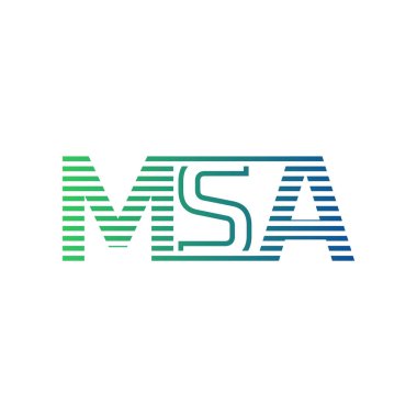 Modern MSA Logo Tasarımı. MSA Minimalist, Profesyonel ve Çok Yönlü İşletme Kimliği Simgesi