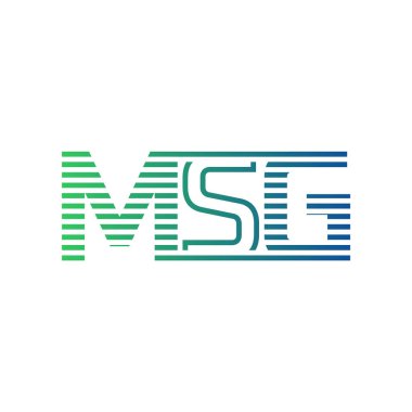 Modern MSG Logo Tasarımı. MSG Minimalist, Profesyonel ve Çok Yönlü İşletme Kimliği Simgesi