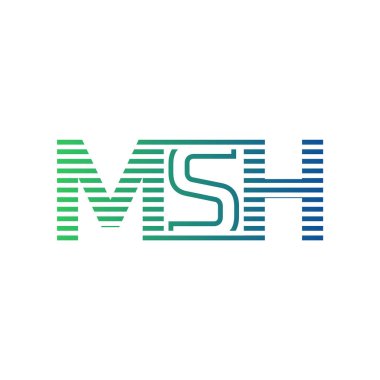 Modern MSH Logo Tasarımı. MSH Minimalist, Profesyonel ve Çok Yönlü İşletme Kimliği Simgesi