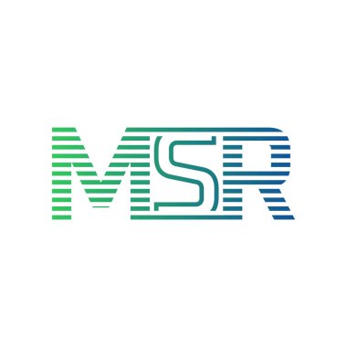 Modern MSR Logo Tasarımı. İşletme Kimliği İçin MSR Minimalist, Profesyonel ve Çok Yönlü Marka Simgesi