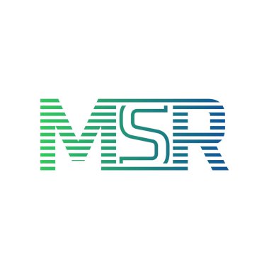 Modern MSR Logo Design. Letter MSR Minimalist, Professional, and Versatile Branding Icon for Business Identity clipart