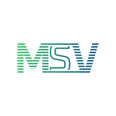 Modern MSV Logo Tasarımı. MSV Minimalist, Profesyonel ve Çok Yönlü İşletme Kimliği Simgesi