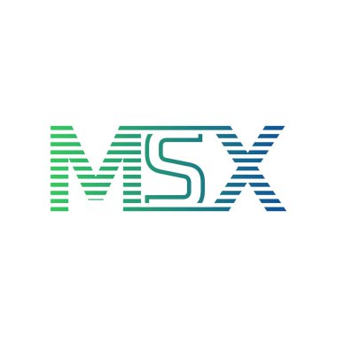 Modern MSX Logo Tasarımı. MSX Minimalist, Profesyonel ve Çok Yönlü İşletme Kimliği Simgesi