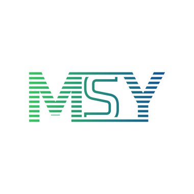 Modern MSY Logo Tasarımı. MSY Minimalist, Profesyonel ve Çok Yönlü İşletme Kimliği Simgesi