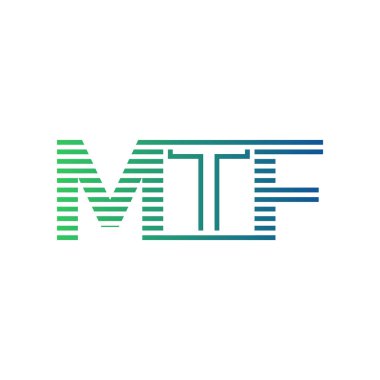 Modern MTF Logo Tasarımı. MTF Minimalist, Profesyonel ve Çok Yönlü İşletme Kimliği Simgesi