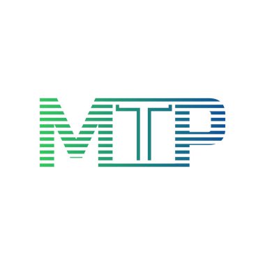 Modern MTP Logo Tasarımı. MTP Minimalist, Profesyonel ve Çok Yönlü İşletme Kimliği Simgesi