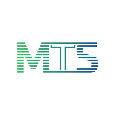 Modern MTS Logo Tasarımı. MTS Minimalist, Profesyonel ve İş Kimliği için Çok Yönlü Markalaştırma Simgesi